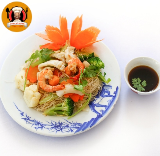 Bún gạo xào hải sản