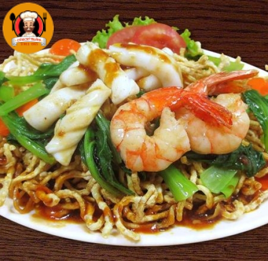 Mì xào hải sản