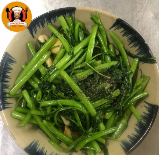 Rau muốn xào tỏi