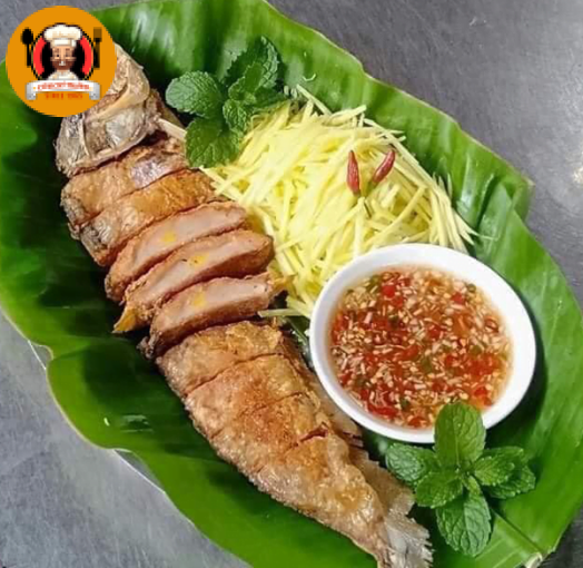 Cá thác lác 1 nắng chiên giòn